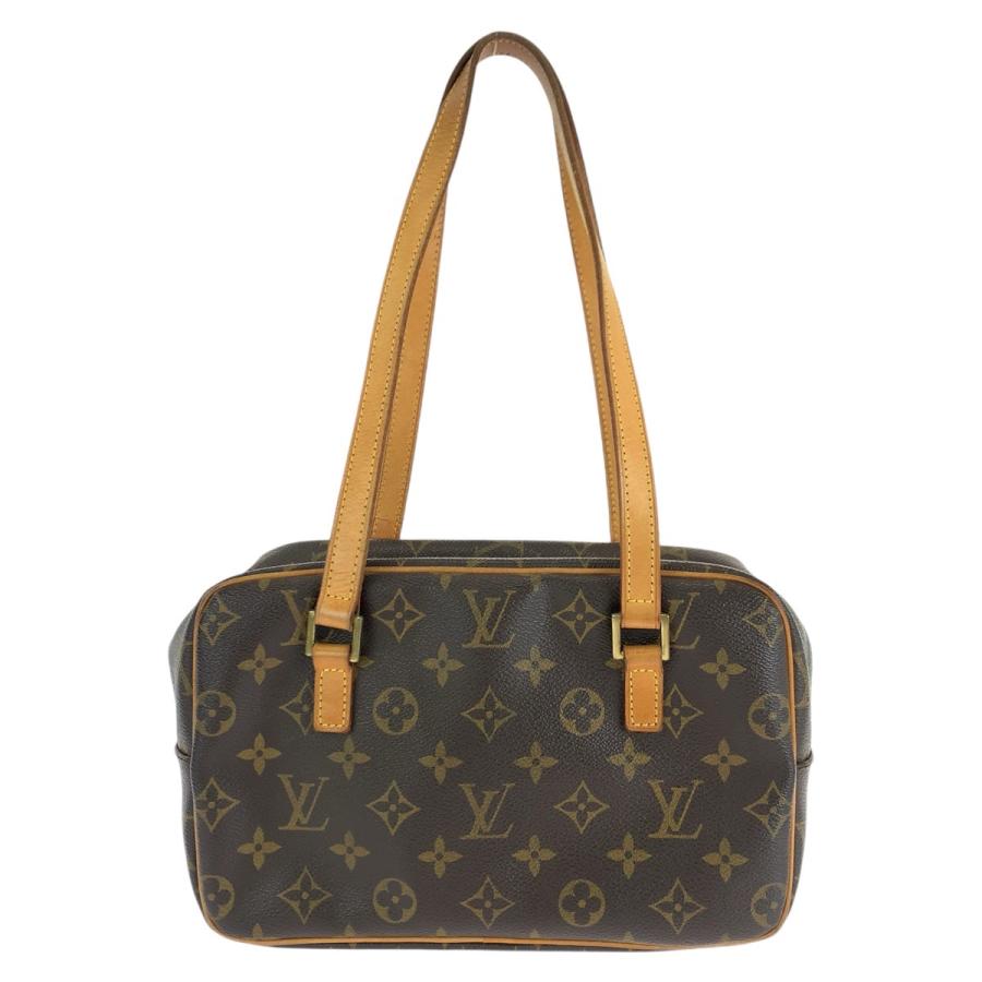 LOUIS VUITTON 美品 ルイヴィトン モノグラム シテ MM ブラウン  