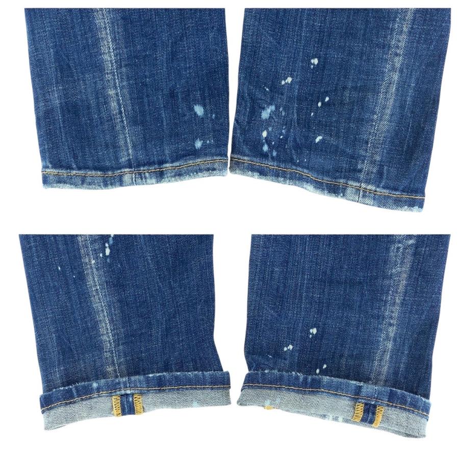美品 DSQUARED2 ディースクエアード ダメージ加工 ペイント サイズ46 デニム デニムパンツ ジーンズ メンズ 500088 | DSQUARED2 | 05
