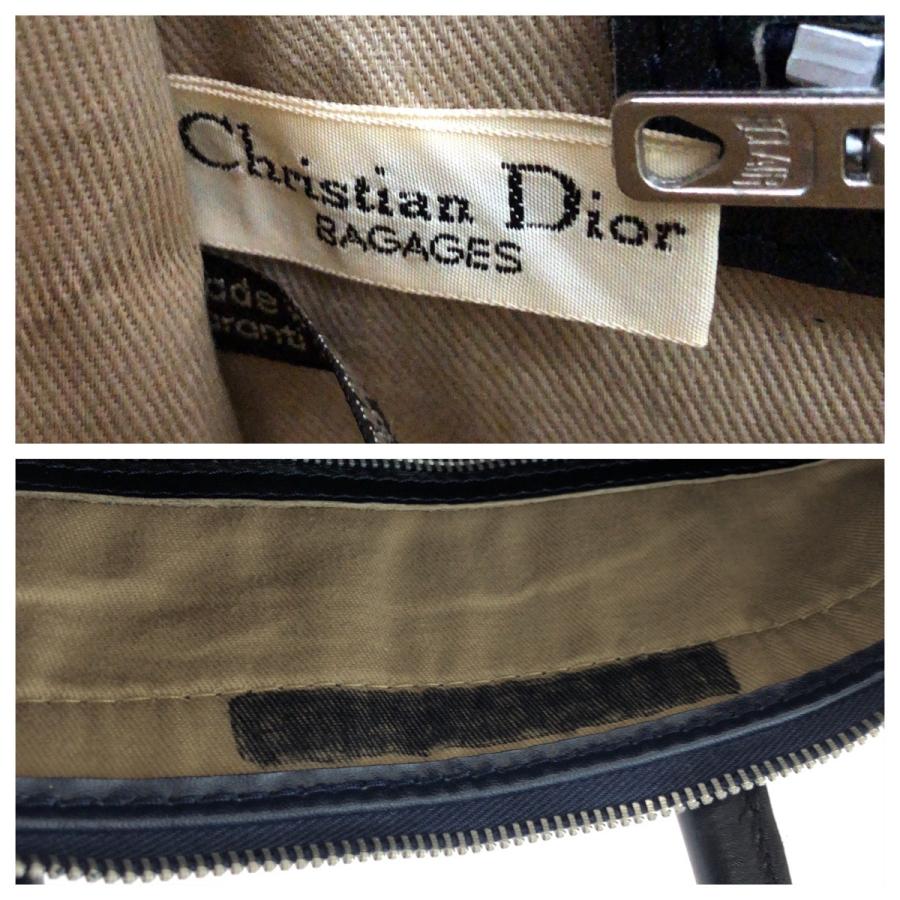 Dior ディオール トロッター ネイビー ベージュ ブラック ゴールド金具