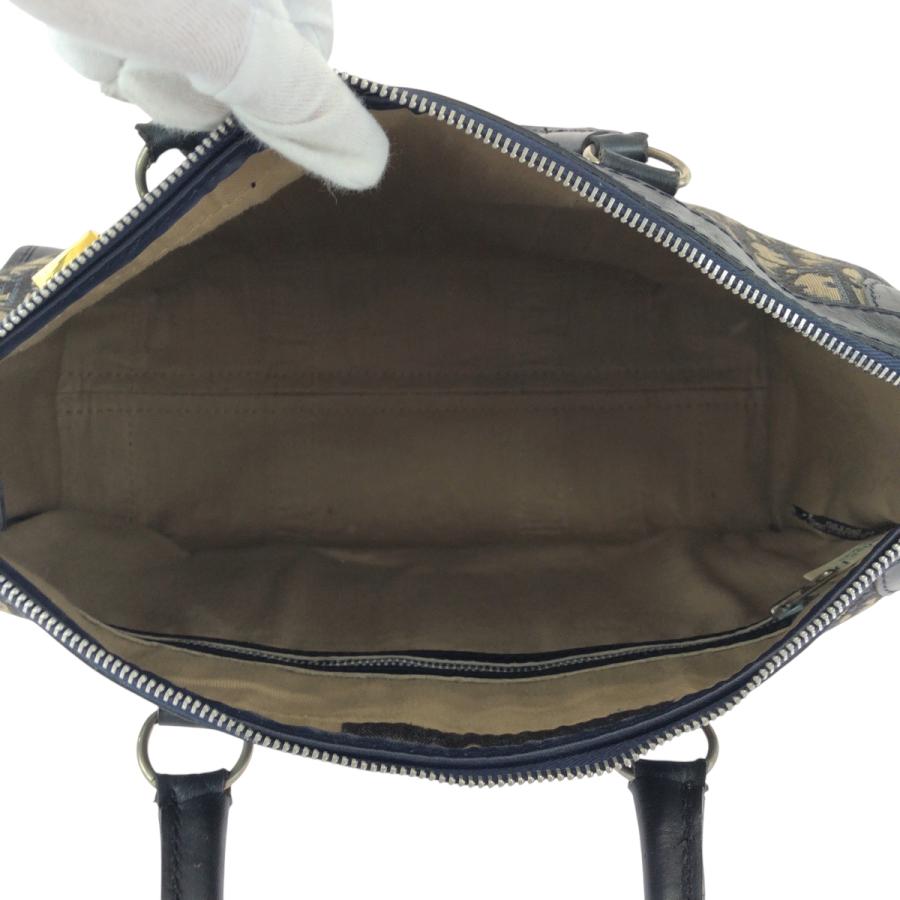 Dior ディオール トロッター ネイビー ベージュ ブラック ゴールド金具