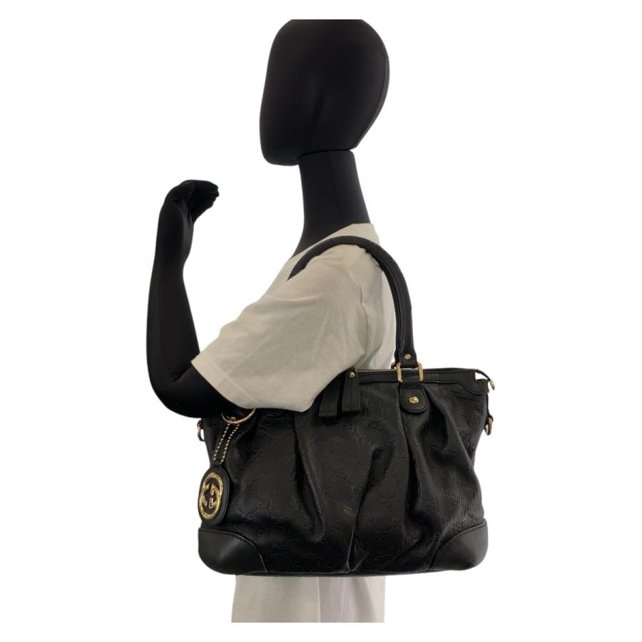 GUCCI（グッチ） グッチシマ スーキー ブラック 黒 ゴールド金具 