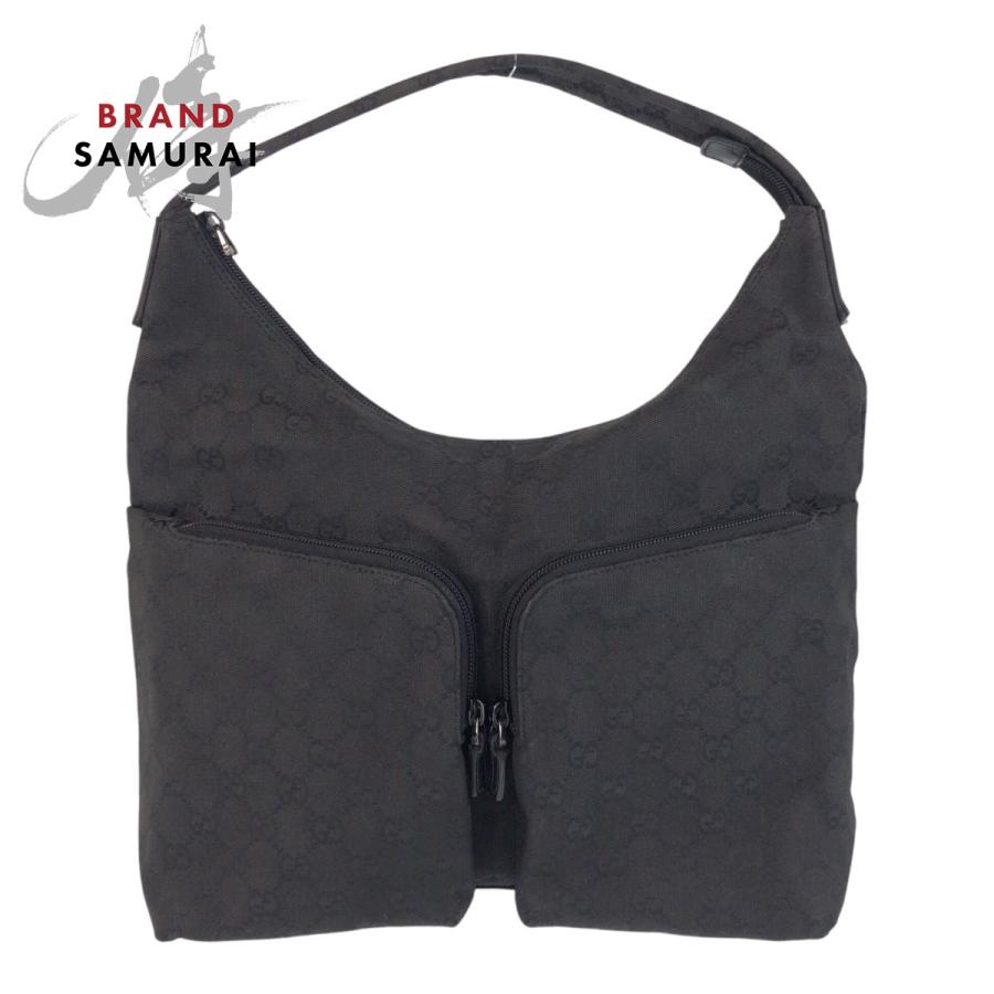 GUCCI グッチ ブラック 黒 GGキャンバス 001 3380 ショルダーバッグ  