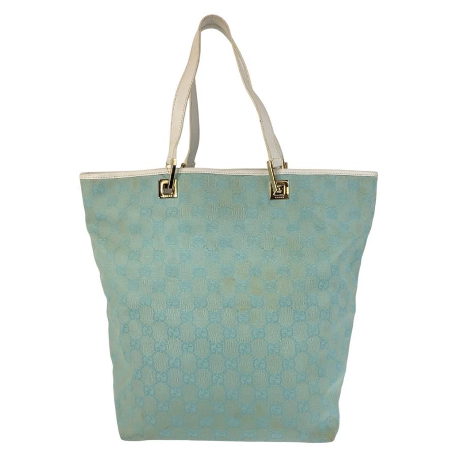 GUCCI（グッチ） ミント ライトブルー ゴールド金具 GGキャンバス 