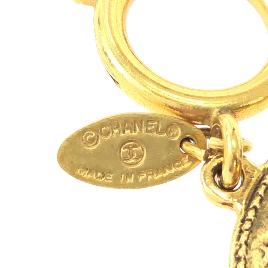 CHANEL（シャネル） 美品 ヴィンテージ 1990 カンボン ココマーク ゴールド メッキ ブレスレット レディース 500244 ...