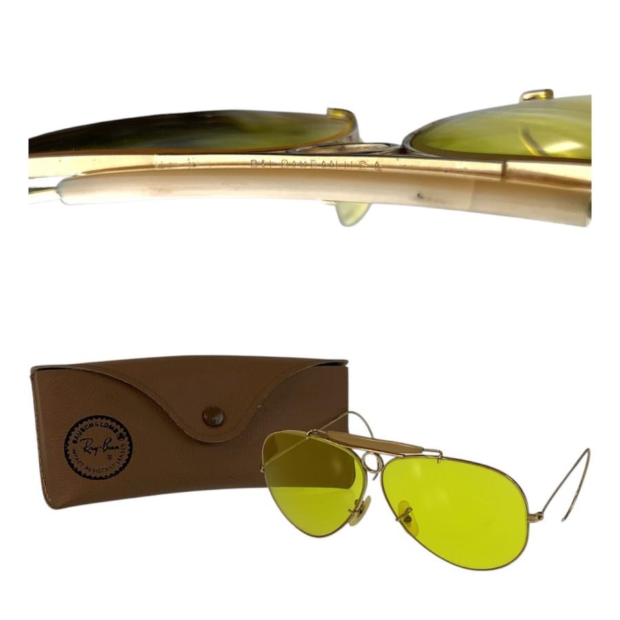 Ray-Ban ボシュロム製ヴィンテージ アビエーター サングラス Ray-Ban（レイバン） ヴィンテージ ボシュロム アビエーター ゴールド