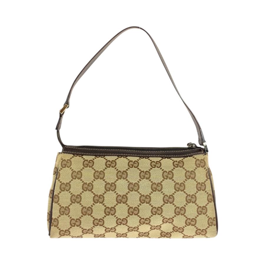 GUCCI（グッチ） 美品 ブラウン ゴールド金具 GGキャンバス/レザー