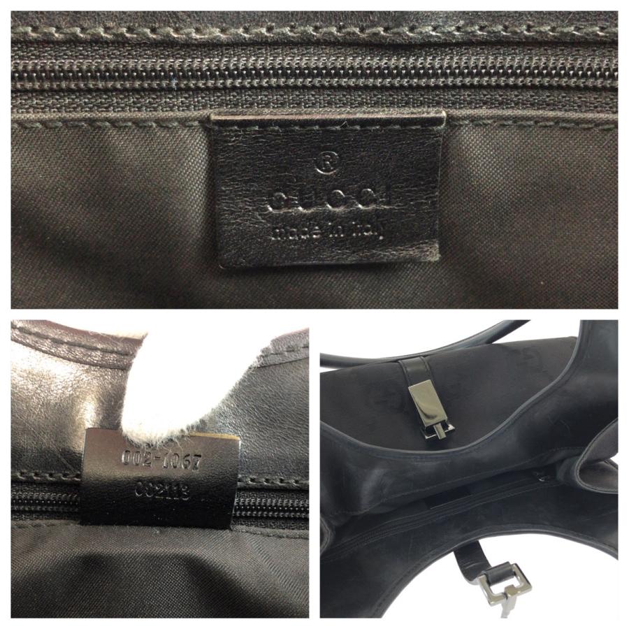 GUCCI（グッチ） 美品 ジャッキー ブラック 黒 シルバー金具 GG