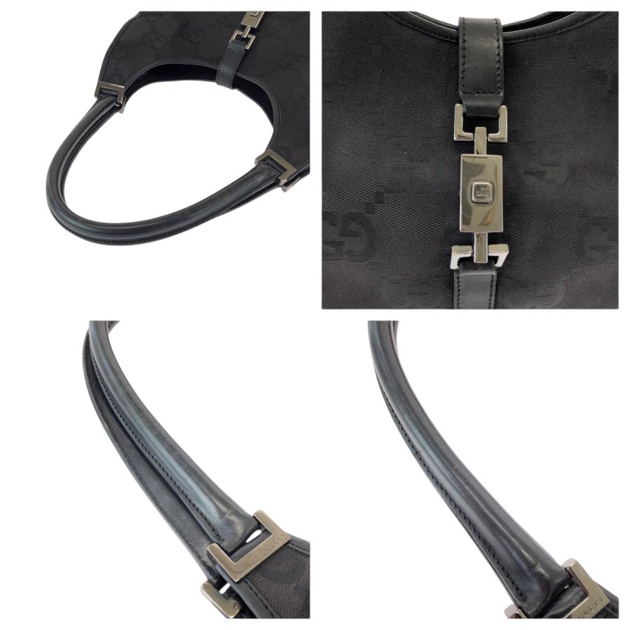 GUCCI（グッチ） 美品 ジャッキー ブラック 黒 シルバー金具 GG