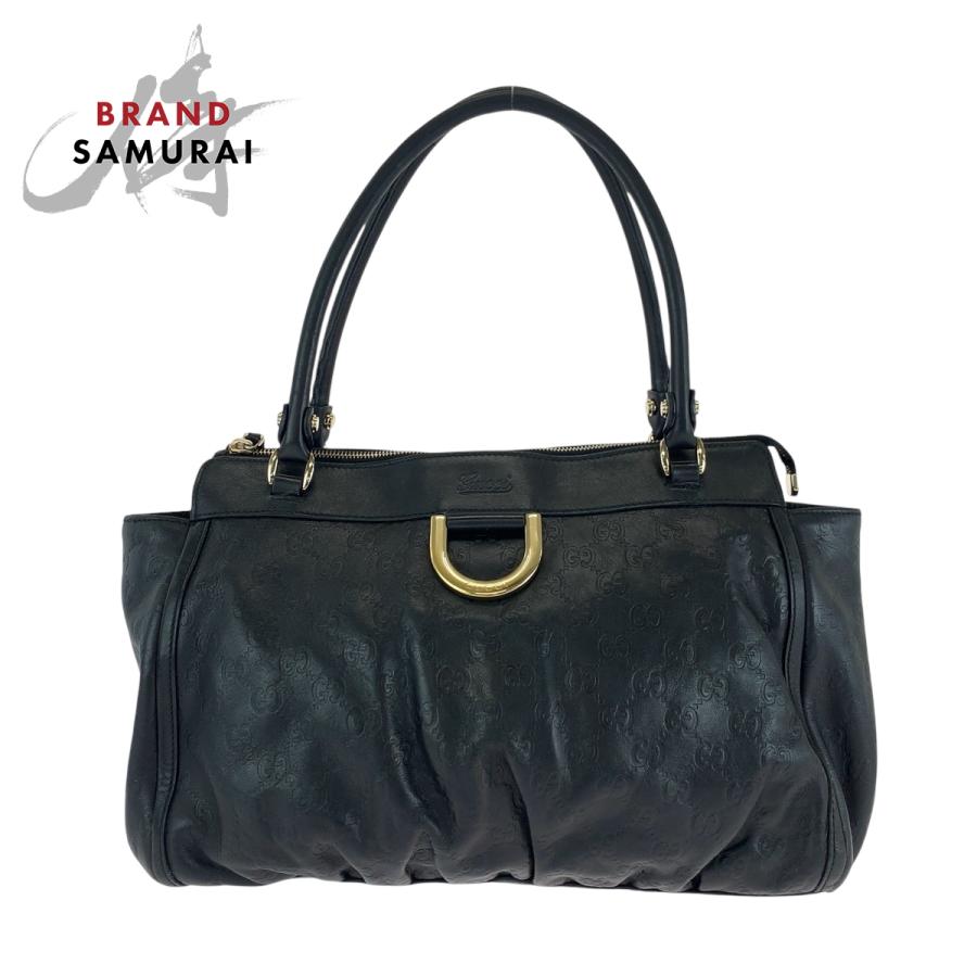GUCCI（グッチ） 美品 アビー ブラック シルバー金具 レザー 189831 