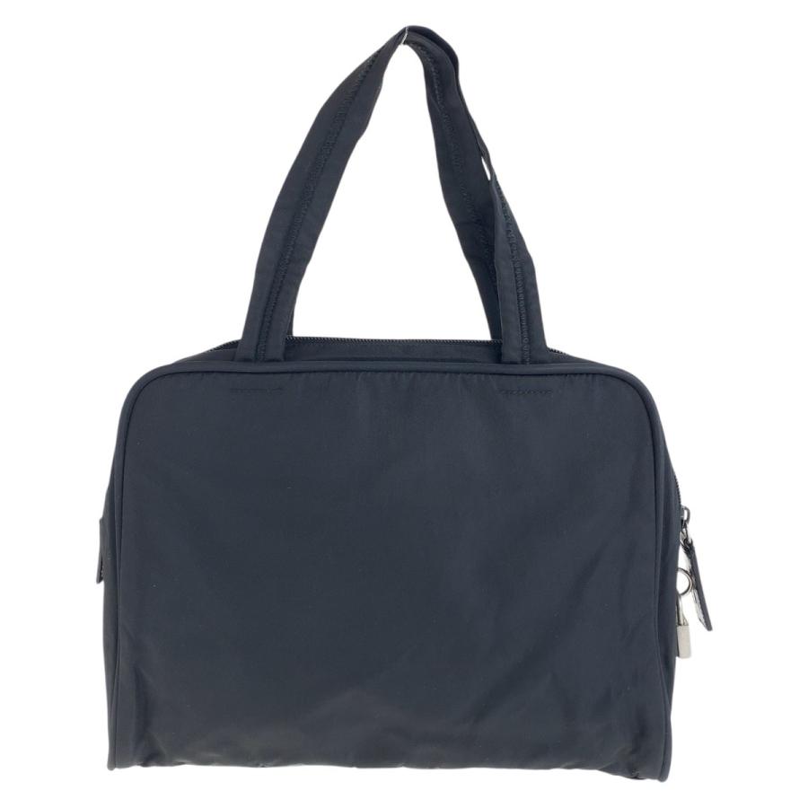PRADA プラダ テスート 三角ロゴプレート ブラック 黒 シルバー金具 ナイロン トートバッグ ハンドバッグ レディース 500351 | PRADA | 01