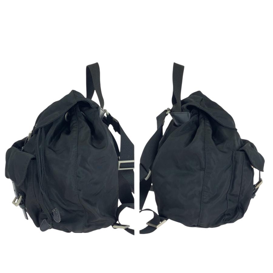 PRADA（プラダ） 美品 テスート 三角ロゴプレート ブラック 黒
