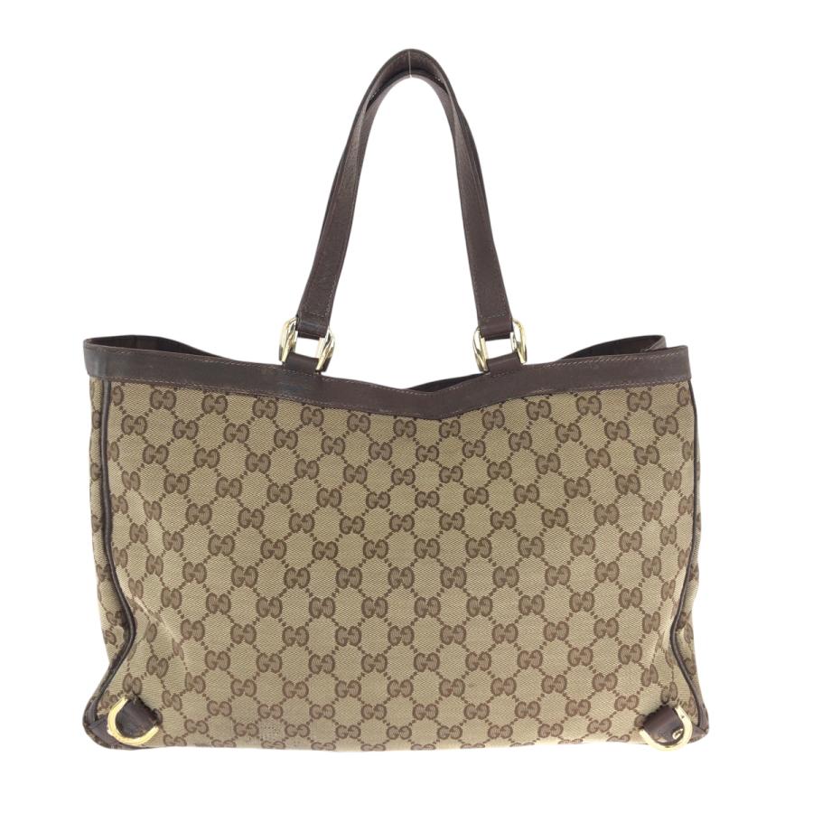 GUCCI グッチ アビー ブラウン ゴールド金具 GGキャンバス 141472 