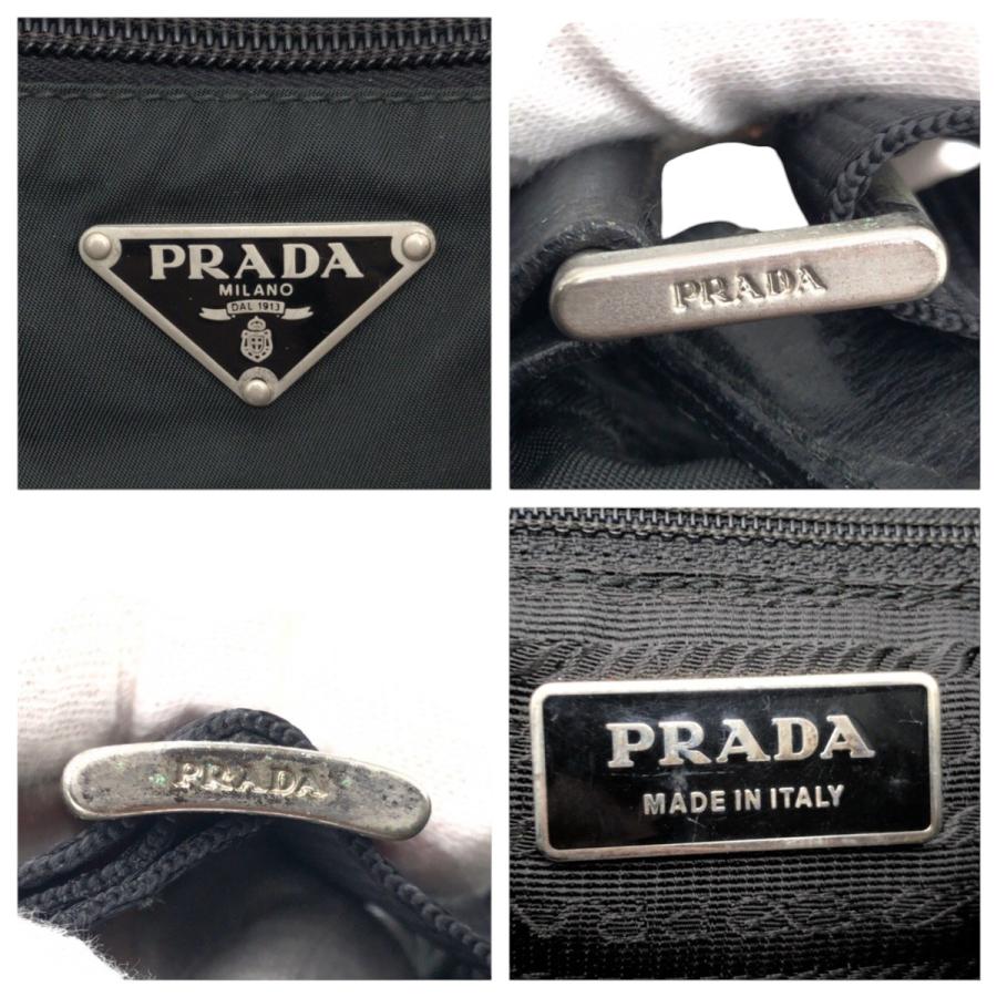 【美品✨】プラダ　ショルダーバッグ　クロスボディ　テスートナイロン　三角ロゴ　黒 PRADA プラダ テスート 三角ロゴ ブラック 黒 ナイロン