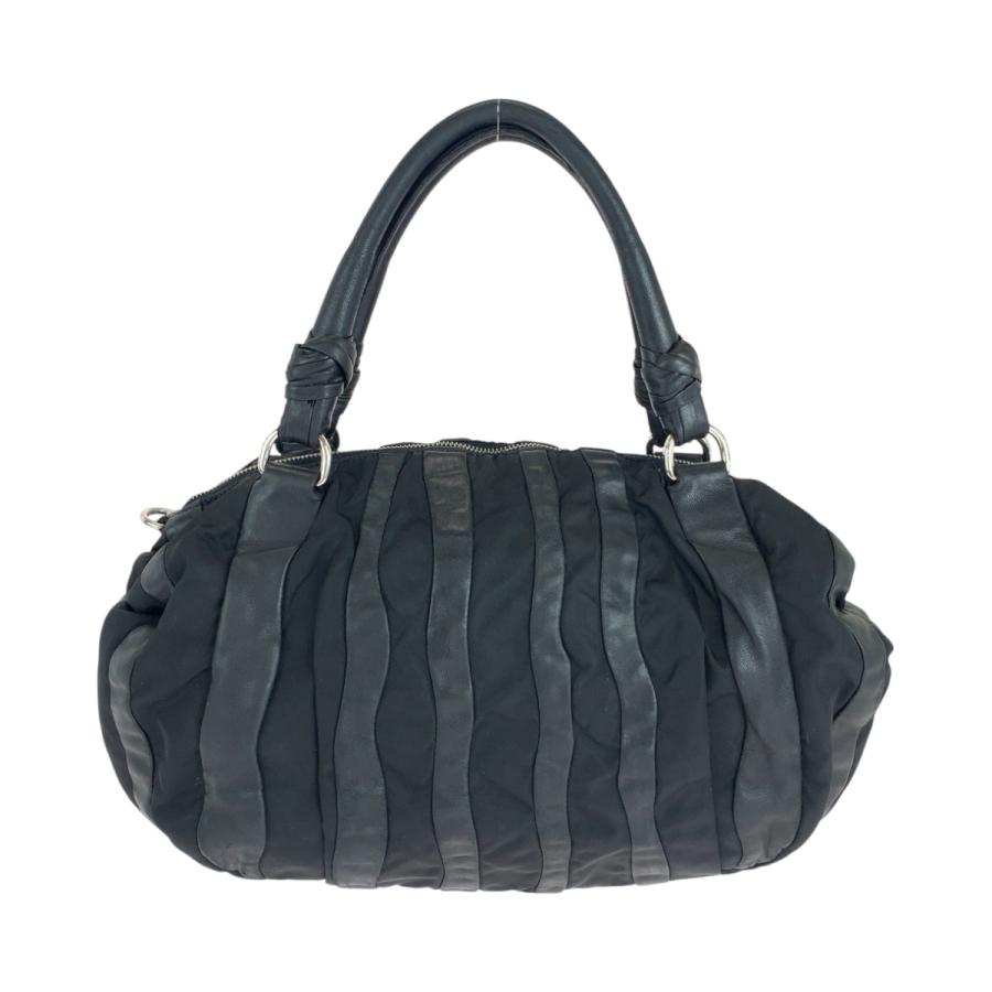 PRADA ブラック ナイロン ハンド　バッグ　テスート 楽天市場】【美品】プラダ 【PRADA】 トライアングルロゴ