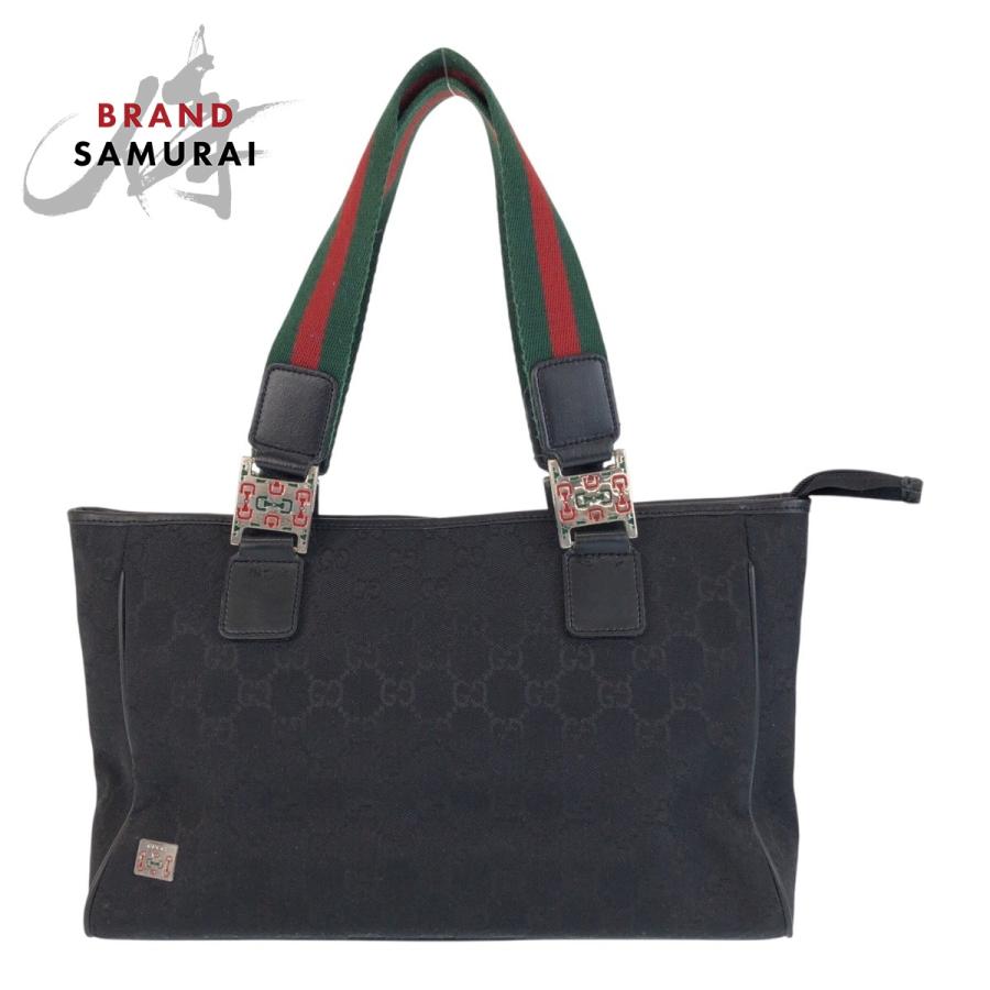 GUCCI グッチ トートバッグ GGキャンバス シェリーライン　ブラック 楽天市場】【バッグ】GUCCI グッチ GGキャンバス シェリーライン