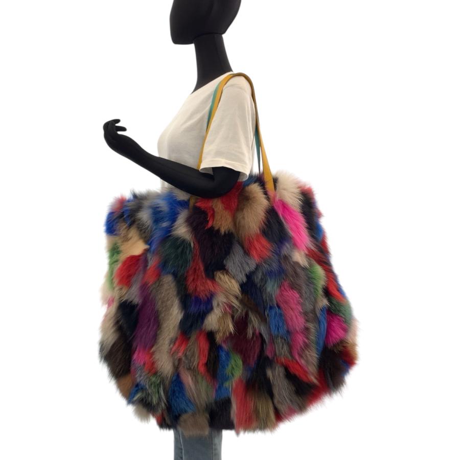 超美品 GALLERY DEPT. ギャラリーデプト マルチカラー フォックス トートバッグ ショルダーバッグ レディース 500490 |  | 06
