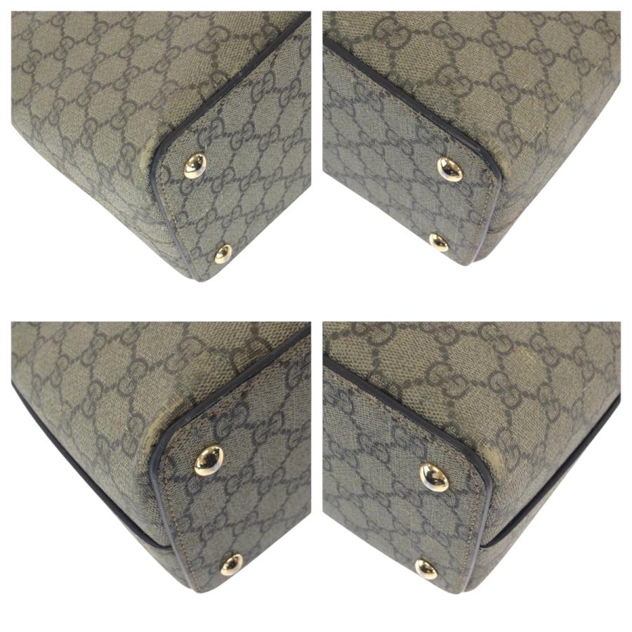 GUCCI（グッチ） ブラウン ゴールド金具 GGスプリームキャンバス