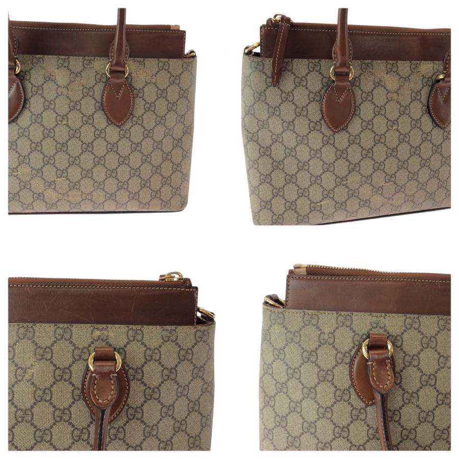 GUCCI（グッチ） ブラウン ゴールド金具 GGスプリームキャンバス