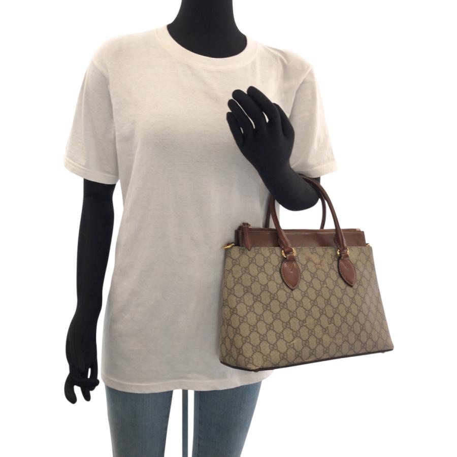 GUCCI（グッチ） ブラウン ゴールド金具 GGスプリームキャンバス