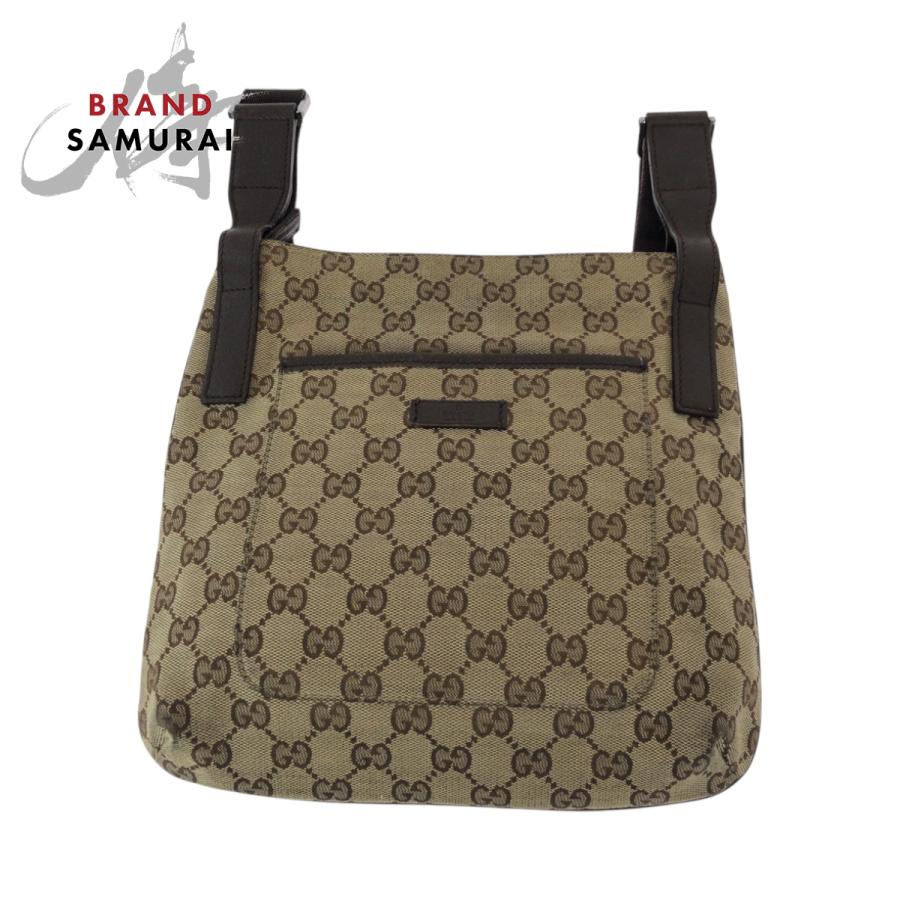 Ys様 グッチ GUCCI ショルダーバッグ GGキャンバス ショルダー シルバー金具