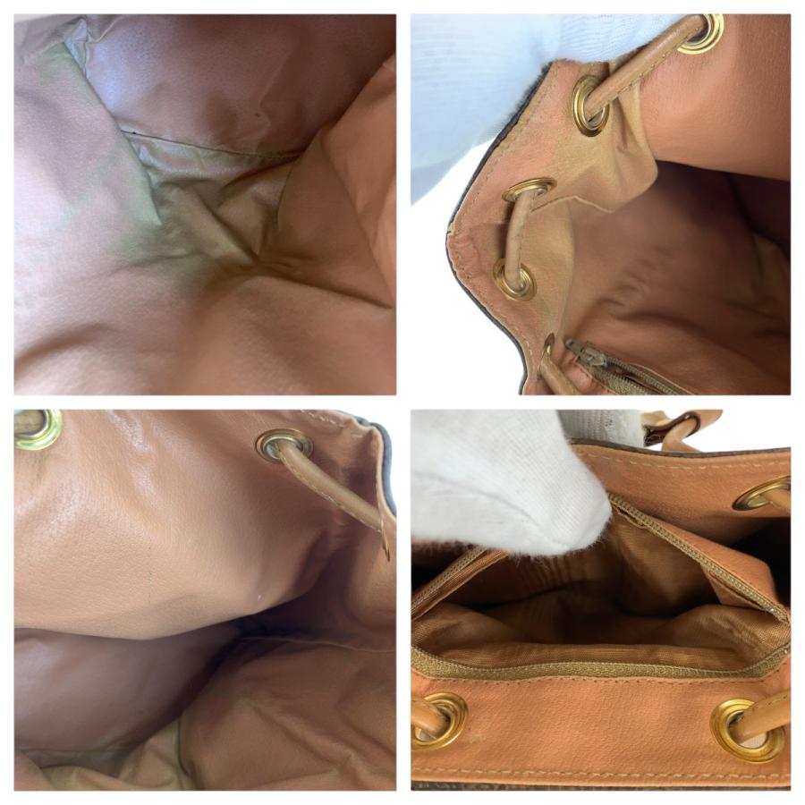 CELINE 美品 セリーヌ ヴィンテージ マカダム ブラウン ゴールド金具  