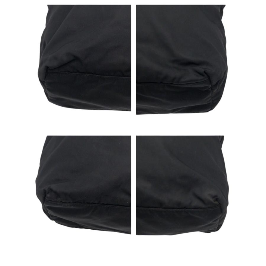 美品 PRADA プラダ テスート 三角ロゴ ブラック 黒 ナイロン トートバッグ ハンドバッグ レディース 500616 | PRADA | 02