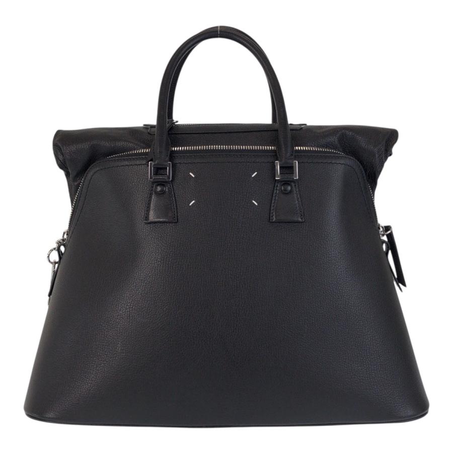 美品 メゾンマルジェラ レザー 2WAY ショルダーバッグ 5ac ブラック 美品 Maison Margiela メゾン マルジェラ 5AC ブラック 黒 シルバー