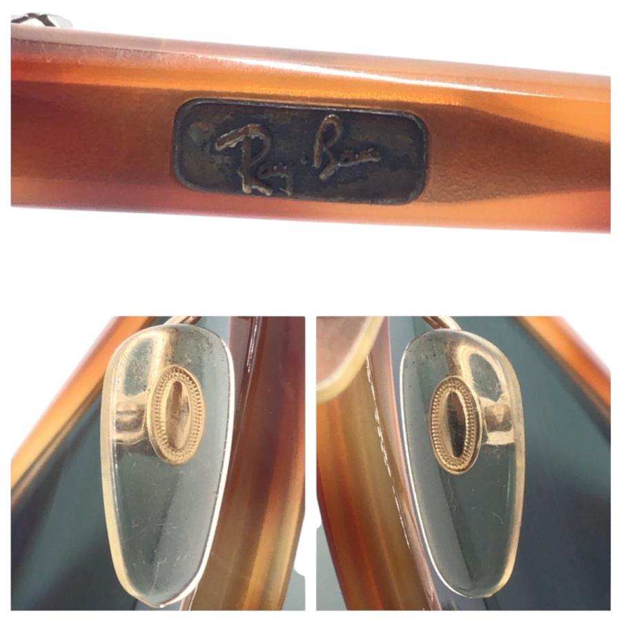 美品 Ray-Ban レイバン BALTIMORE ブラウン プラスチック #15 52□18 サングラス メガネフレーム レディース 500673 | Ray-Ban | 06