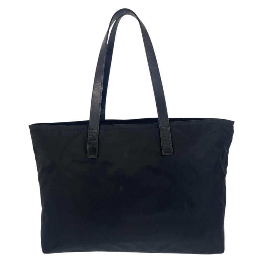 PRADA（プラダ） 美品 テスート 三角ロゴプレート ブラック 黒