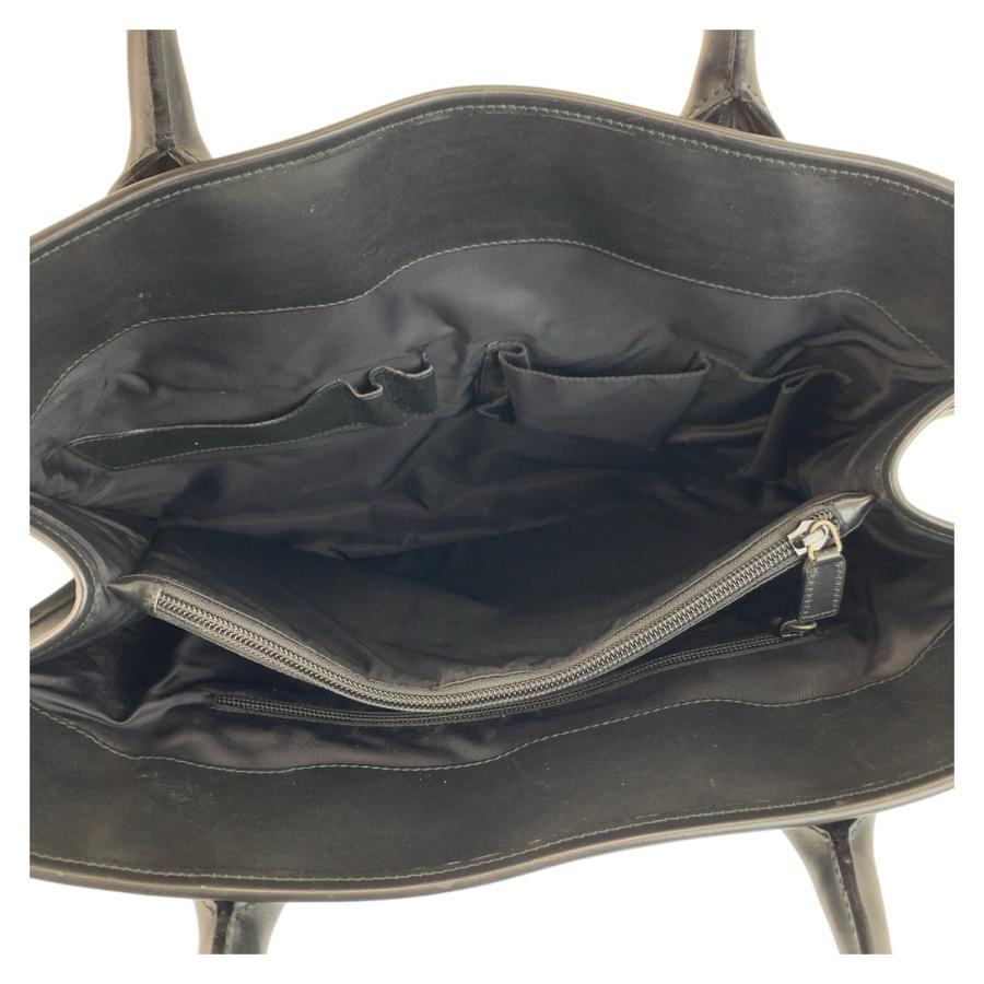 GUCCI 美品 グッチ シェリーライン ブラック 黒 シルバー金具