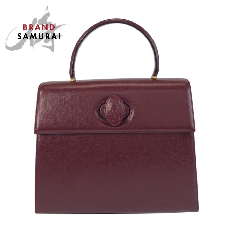 Cartier 美品 CARTIER カルティエ マストライン ボルドー