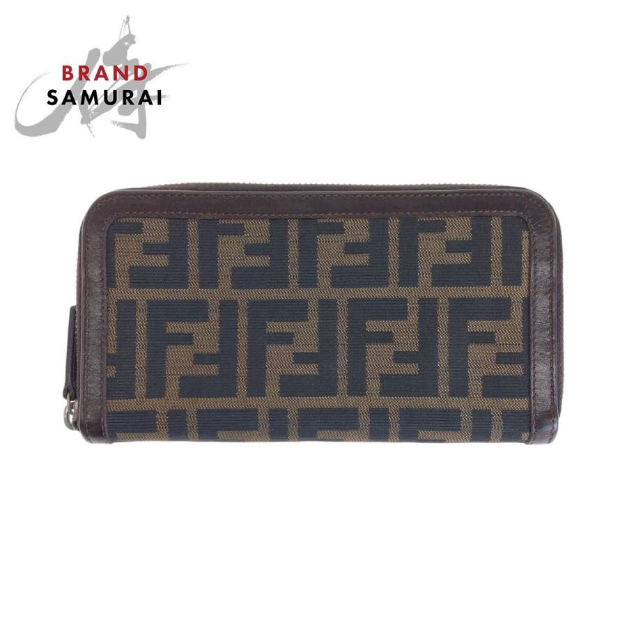 超美品 ヴィンテージ FENDI マンマ ズッカ柄 長財布 焦茶色 シルバー金具 超美品 ヴィンテージ FENDI マンマ ズッカ柄 長財布 焦茶色 シルバー
