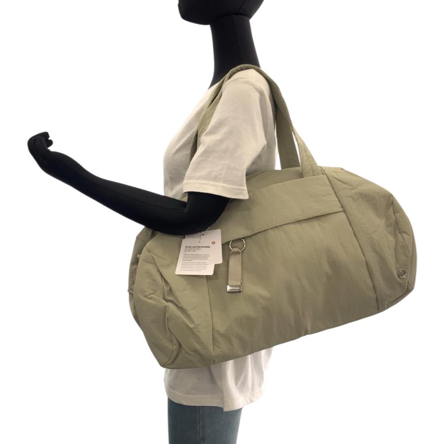 新品未使用 lululemon ルルレモン グレー シルバー金具 ナイロン 