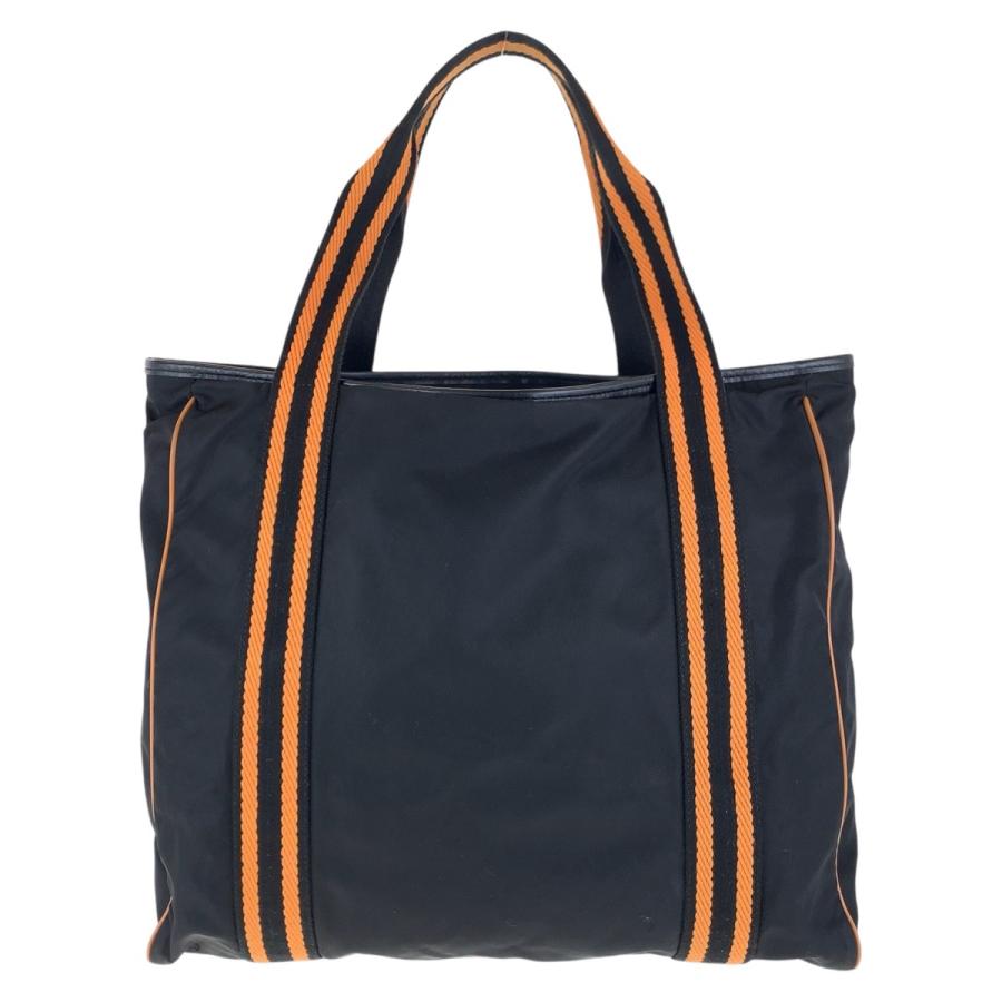 GUCCI（グッチ） クレスト ブラック オレンジ シルバー金具 ナイロン
