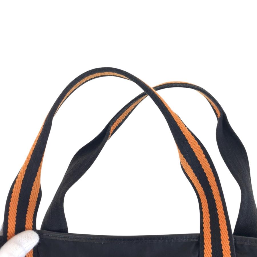GUCCI（グッチ） クレスト ブラック オレンジ シルバー金具 ナイロン