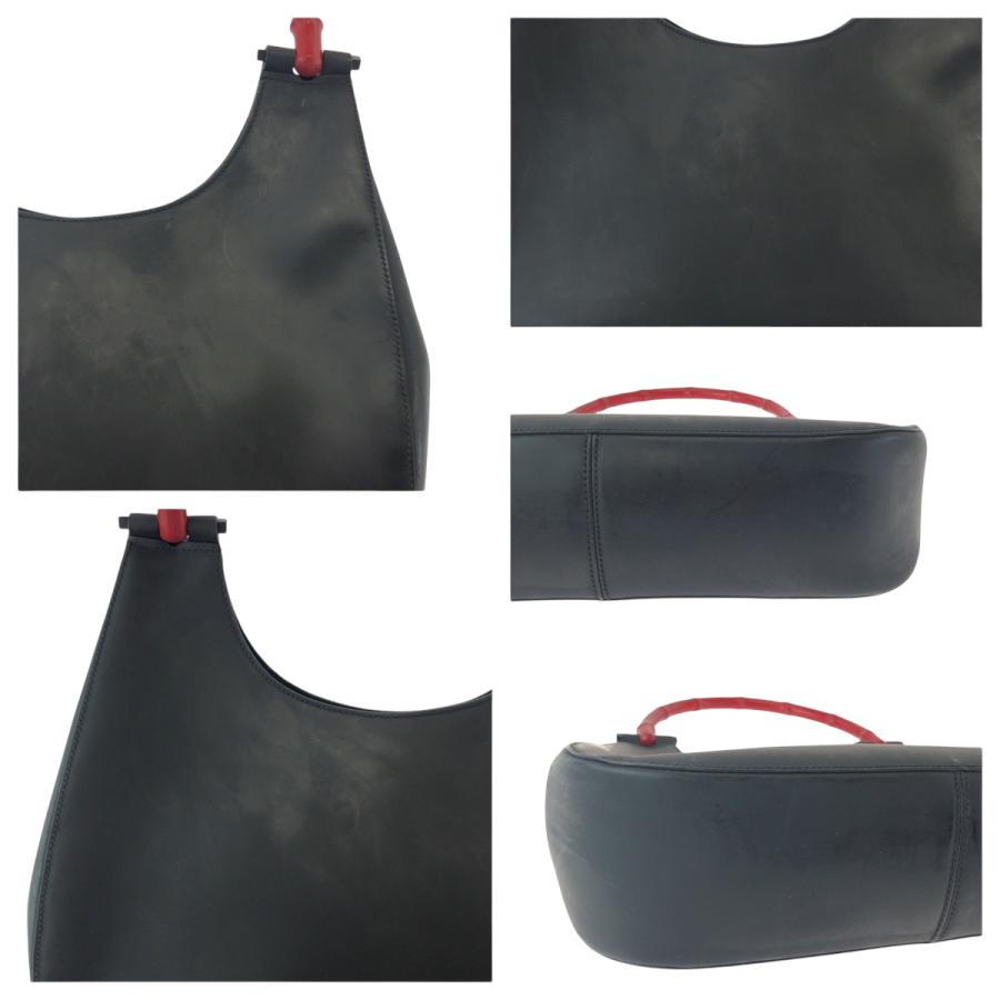 GUCCI バッグ レザーブラック GG スーパーミニ ショルダーバッグ レザー ブラック グッチ – RECLO