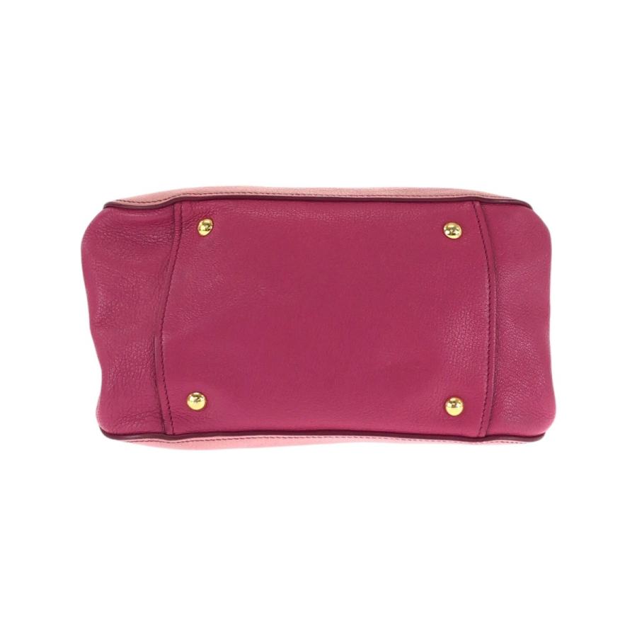 miu miu（ミュウミュウ） 美品 マドラス ピンク ゴールド金具 レザー