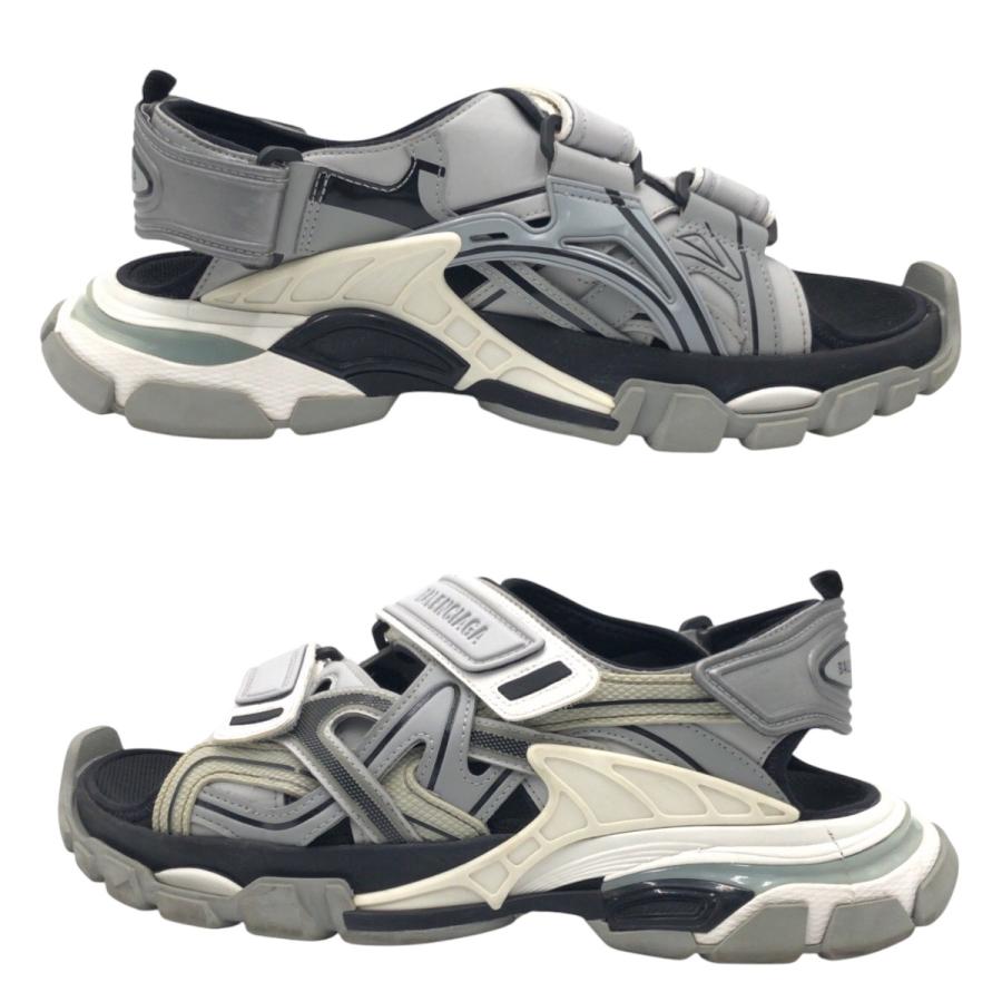 BALENCIAGA（バレンシアガ） トラックサンダル グレー ブラック 黒 PVC