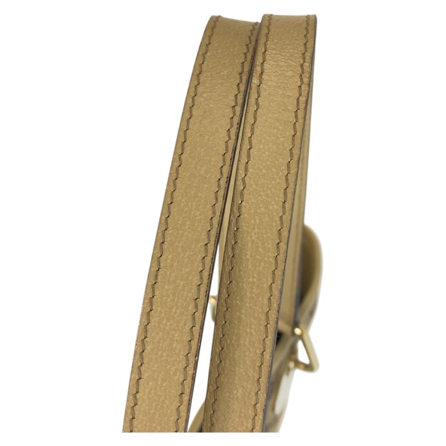 GUCCI 美品 グッチ ベージュ ホワイト ゴールド金具 GGキャンバス  