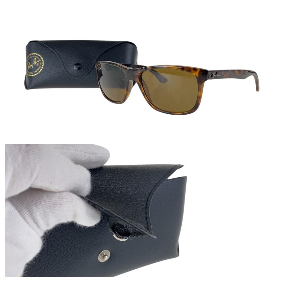 Ray-Ban（レイバン） マーブル柄 ブラウン シルバー金具 プラスチック 