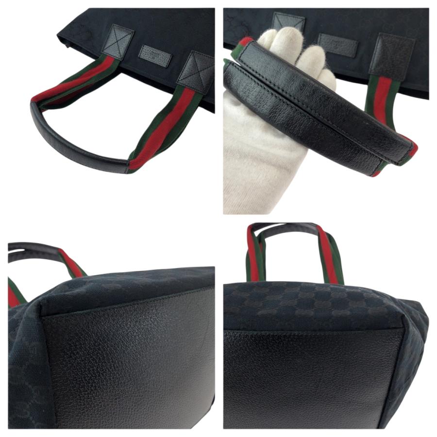 GUCCI（グッチ） 美品 シェリーライン ブラック 黒 シルバー金具 GG