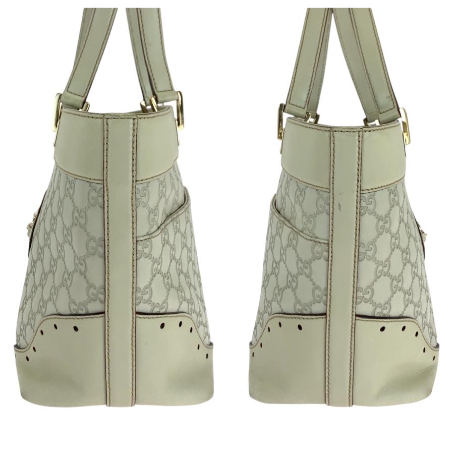 GUCCI（グッチ） 美品 グッチシマ アイボリー ゴールド金具 レザー