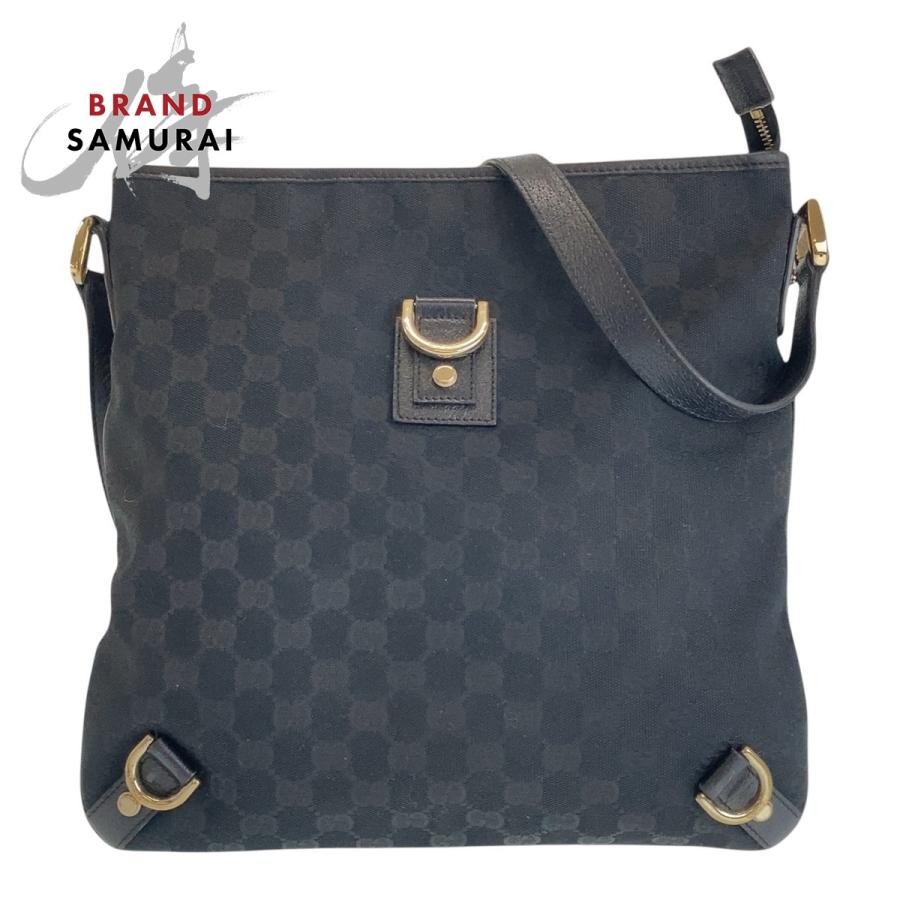 グッチ アビー ワンショルダーバッグ GGキャンバス 肩掛け ゴールド金具