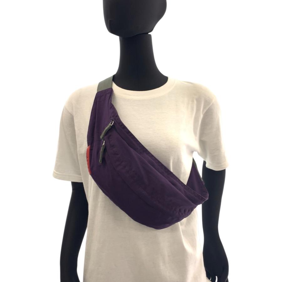 PRADA（プラダ） プラダスポーツ ロゴ パープル グレー シルバー金具
