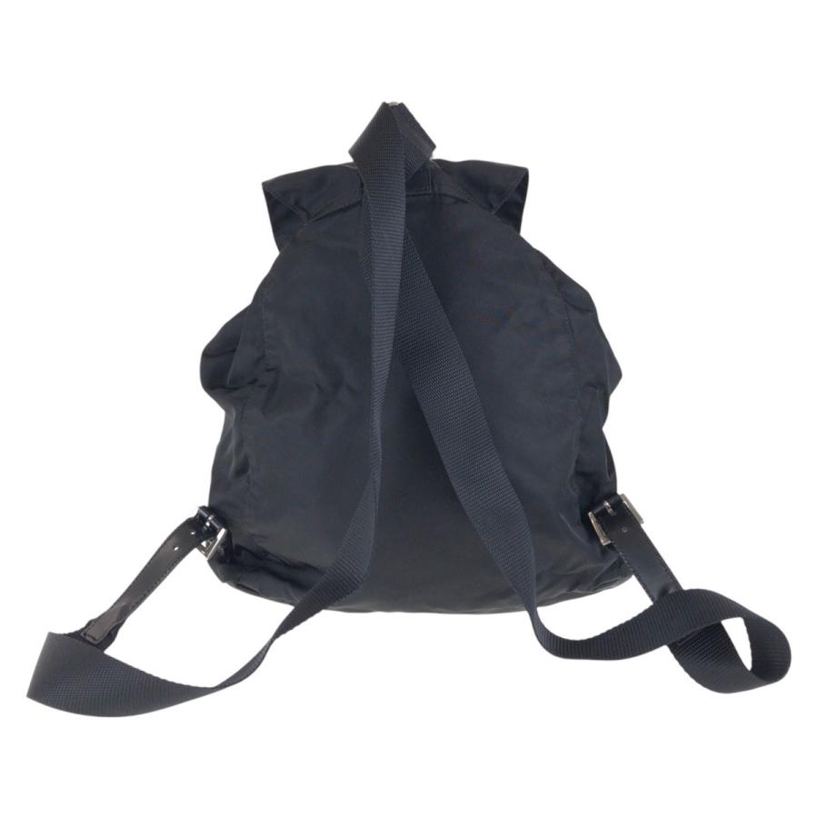 ⭐️美品⭐️プラダ RRADA 巾着型 リュック テスート レザー 三角ロゴ 黒 美品】PRADA プラダミニ リュックサックテスート ナイロン ブラック 極