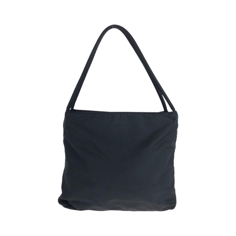 美品 PRADA プラダ テスート 三角ロゴプレート ブラック 黒 シルバー金具 ナイロン B6243 トートバッグ ショルダーバッグ 501242 | PRADA | 01