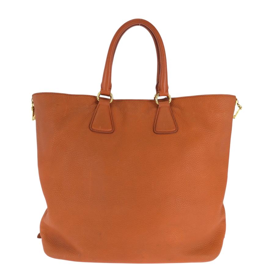 PRADA プラダ ヴィッテロダイノ ロゴ オレンジ ゴールド金具 レザー BN1713 ショルダーバッグ トートバッグ 2way レディース 501294 | PRADA | 01