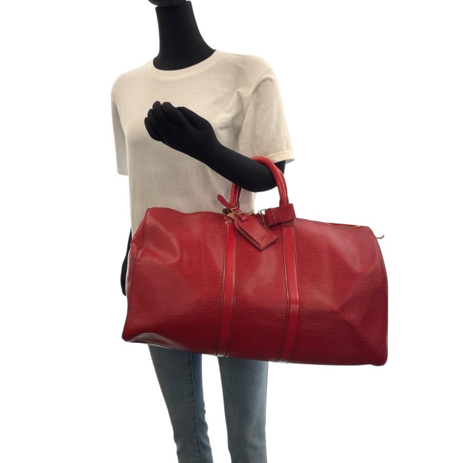 ルイヴィトン キーポル45 エピ ケニアブラウン 旅行かばん 73 ルイ