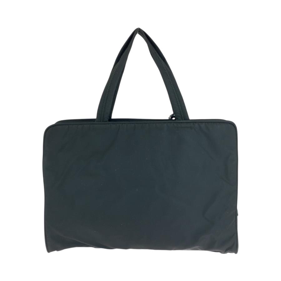 PRADA（プラダ） テスート 三角ロゴプレート ブラック 黒 シルバー金具