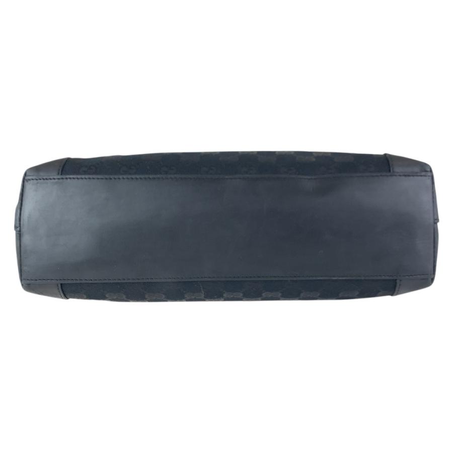 専用✨美品✨GUCCI GG キャンバス レザー 黒 トートバッグ ショルダー GGキャンバス グッチ トートバッグ キャンバス×レザー ブラック